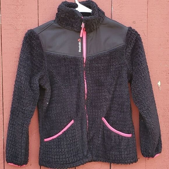 Reebok girls fur jacket - Picture 1 of 6